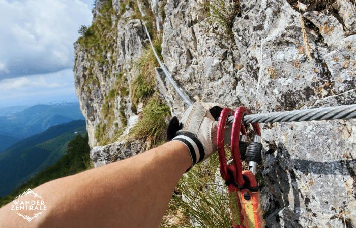 Schwierigkeitsgrade bei Klettersteigen