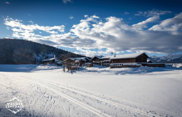 Winterwanderung Reit im Winkl Kaiserblick